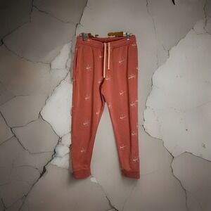 Nike Men's L Rust Logo Joggers Modern Fleece Sweatpants Streetwear
